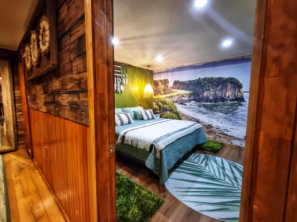 Hotel Boutique Tierra De Islas Chiloe Castro Bagian luar foto